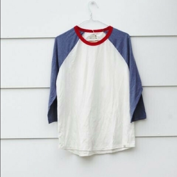 Re-Spun Baseball T Shirt Crew Neck - Picture 1 of 6